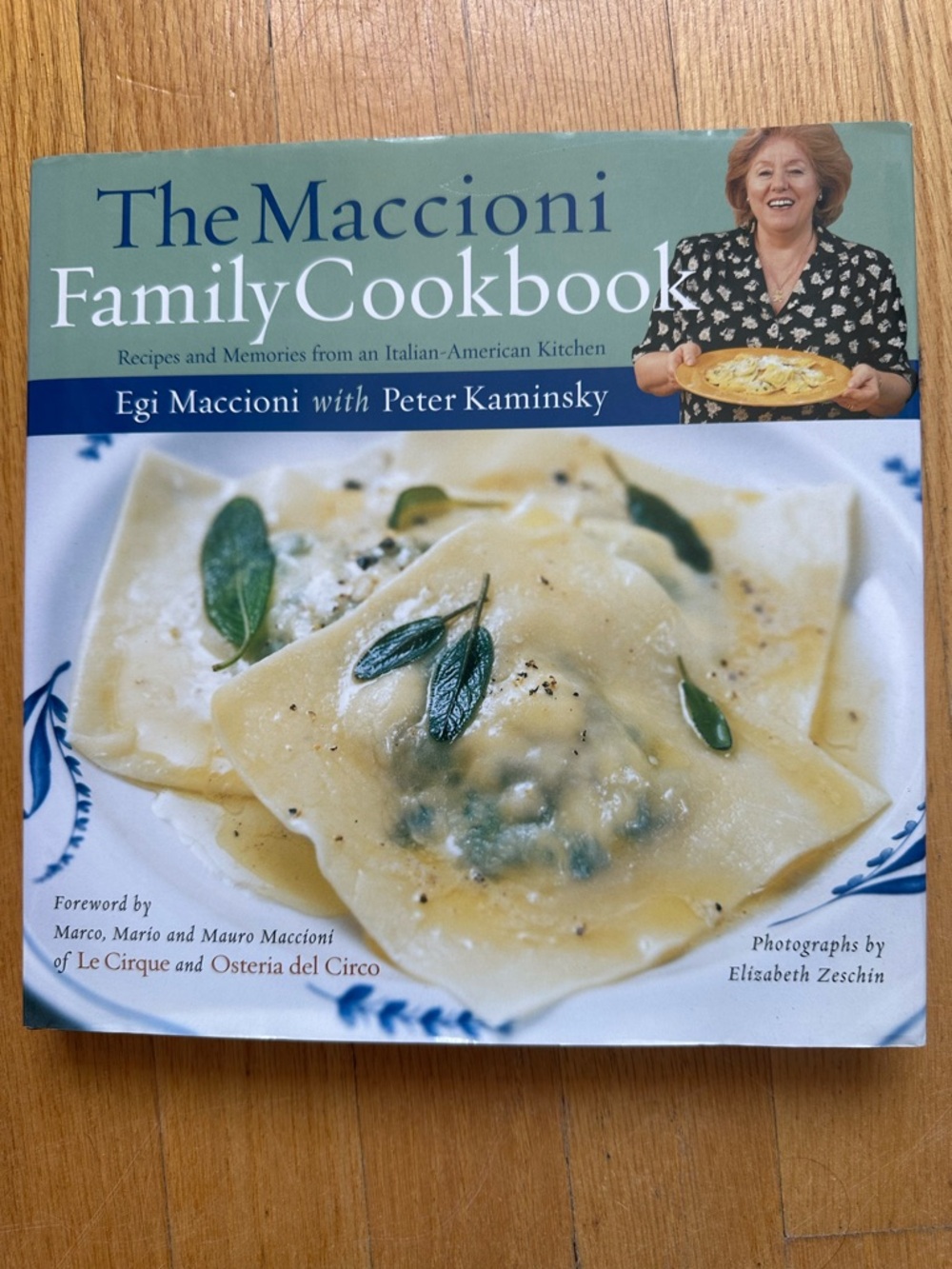 The Maccioni Family Cookbook by - Green Cover Edition
